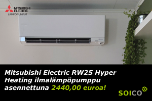 Mitsubishi RW25 tarjous lokakuussa 2023