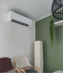 Mitsubishi Electric RW Hyper Heating ilmalämpöpumppu asennettuna